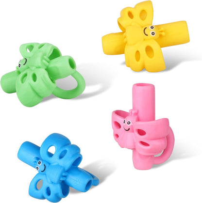 KOABBIT Pencil gripper kids/toddler handwriting aid tools for beginners,Pencil Holder for preschooler 2-4 Years learning to Write for Children's Training Pen Holding Posture Correction Tools(3 PACK)