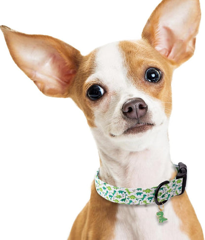 Faygarsle Dog Collar for Small Medium Large Dogs Colorful Puppy Collars for Female Dogs Toy Building Blocks Patterned Pet Collars for Summer Spring Wedding Puppy Girl Dog Collar M