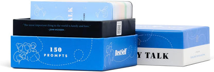 BestSelf Icebreaker Deeper Talk Deck - Conversation Starter Card Pack to Deepen Friendships with 170 Prompts to Create Real Conversations for Friends, Coworkers, Family, Dates