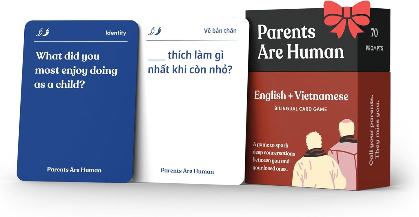 Parents Are Human, Relationship Cards, Get to Know Each Other Better, Parents, Families, Teens & Kids Relationship Building, Light & Deep Questions, 70 Questions & Activity Cards, English