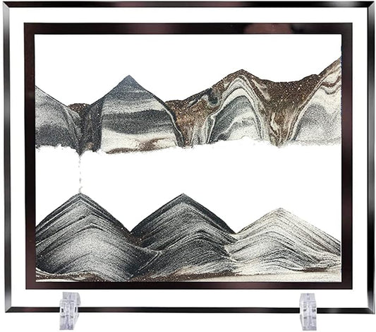 Moving Sand Art Picture Deep Sea Dynamic 3D Sandscapes Pictures in Motion Office Desktop Art Decor Toys