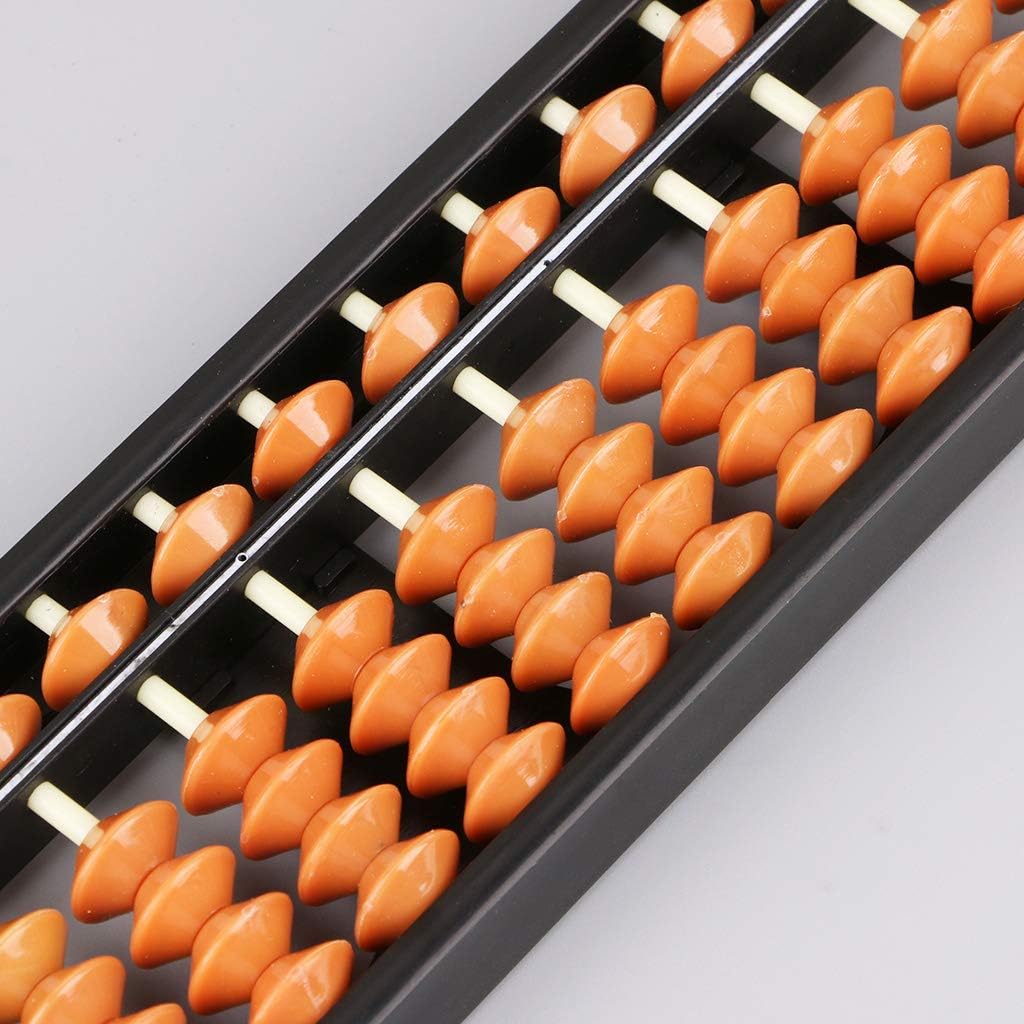 2pcs 17 Digit Rods Standard Abacus Soroban Chinese Japanese Calculator Counting Tool Mathematics Beginners Replacement Abacus for Toddler Montessori