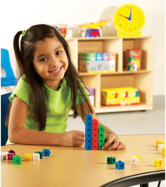 Learning Resources Snap Cubes Set of 1,000 - Math Manipulatives for Elementary School, Kindergarten Learning & Education Toys, Math Cubes, Counting Blocks for Classroom Centers and Homeschool