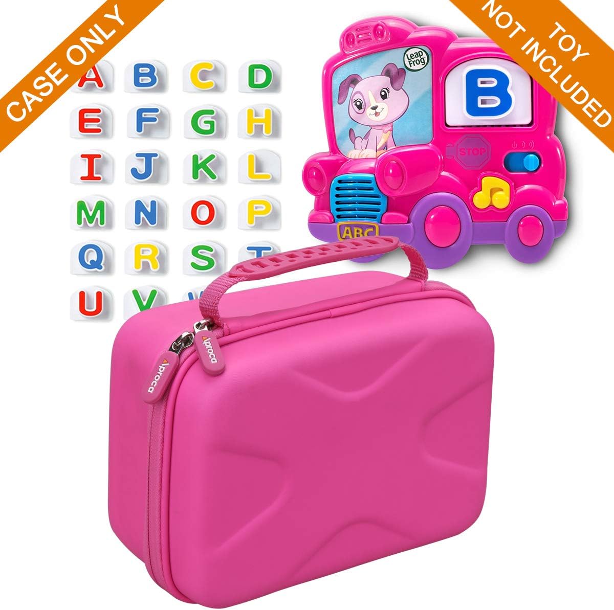Aproca Case Compatible with LeapFrog Fridge Phonics Magnetic Letter Set, Portable Storage Bag for Accessories (Case Only)