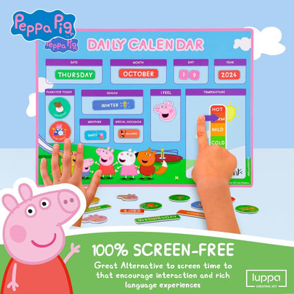 Peppa Pig Toddler Busy Board – Montessori toys for 1 2 3 4 Year Old, Educational Activity Sensory Board for Preschool Learning Fine Motor Skills, Gift Toys for Boys Girls, Airplane Car Travel Toy