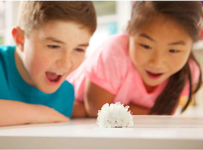 4M: Glow Crystal Growing Kit - DIY Science, Make Your Own Glow-in-The-Dark Mineral Specimen, Chemistry Set, Geology Experiment, STEM Project, Kids 10+