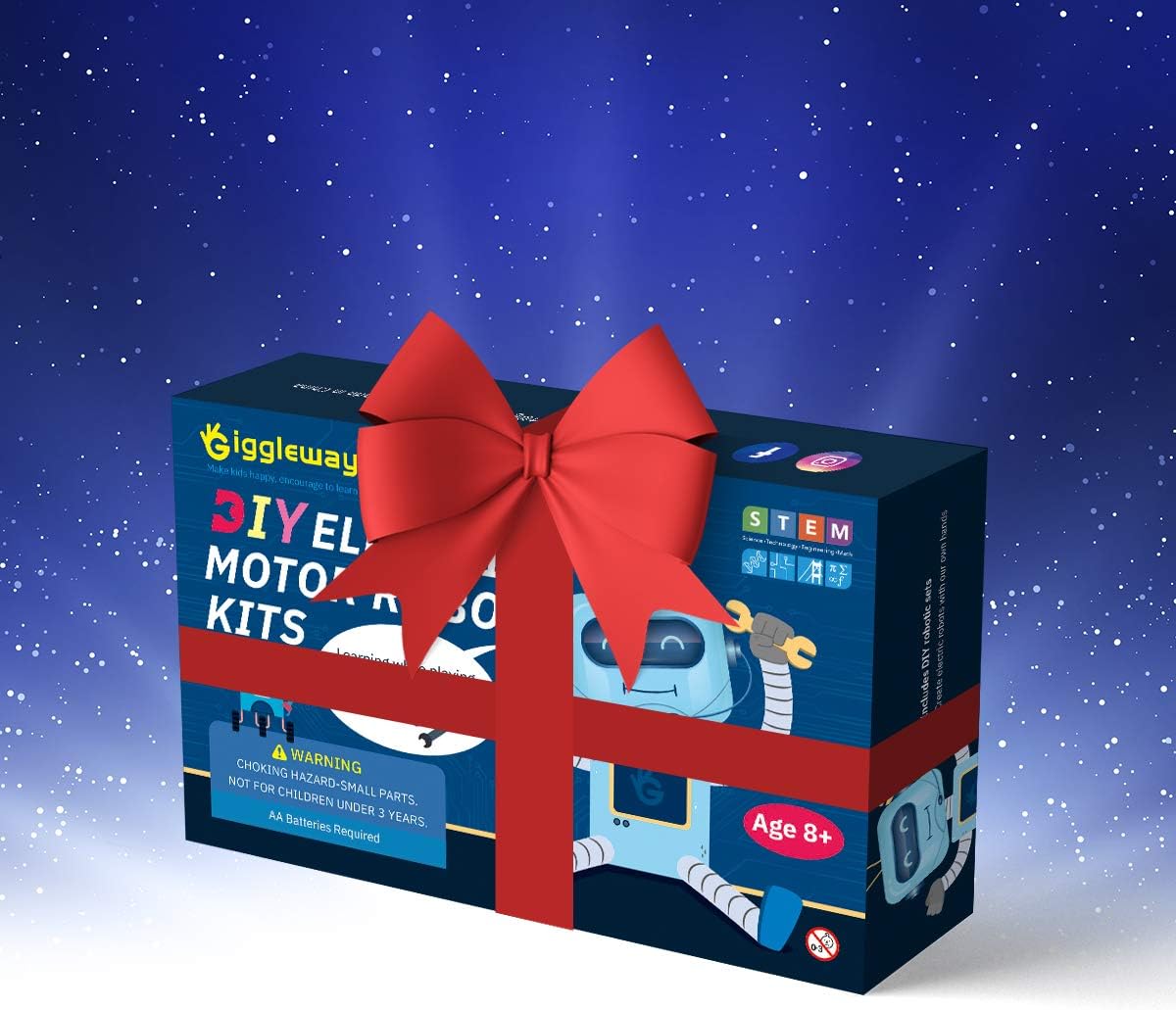 STEM Robotics Kit for Kids 8-12, DIY Voice-Control Interactive Robot Building Science Kit for Kids Age 8-12, for Science & Tech Enthusiasts
