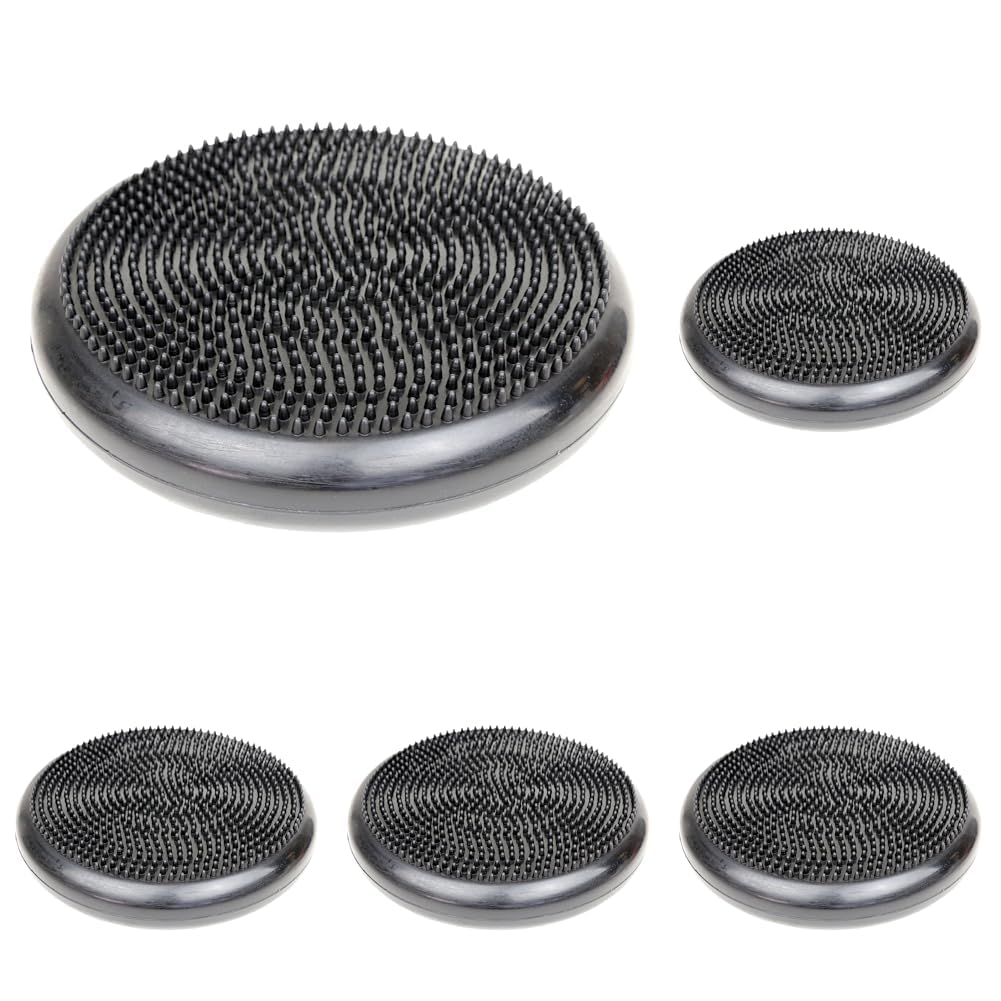 Cando-30-1870 CanDo Inflatable Balance Disc for Balance Training, Proprioception, Strengthening Lower Extremities, Posture, Back Pain, Stress Relief, Restlessness and Anxiety. Red, 14” Diameter
