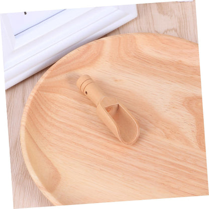 Ciieeo 9pcs Mini Wooden Scoops Salt Seasoning Spoons for Flour Rice Natural Utensils Kitchen Tool