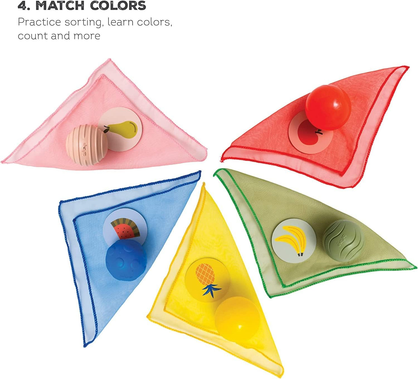 Taf Toys Baby Tissue Box Toy Silicone Baby Toys 6-12 Months Montessori Toys Sensory Activity & 10 Tissues for Fine Motor Development Soft Interactive Silicone Learning Cube for 1 Year Old Toddlers