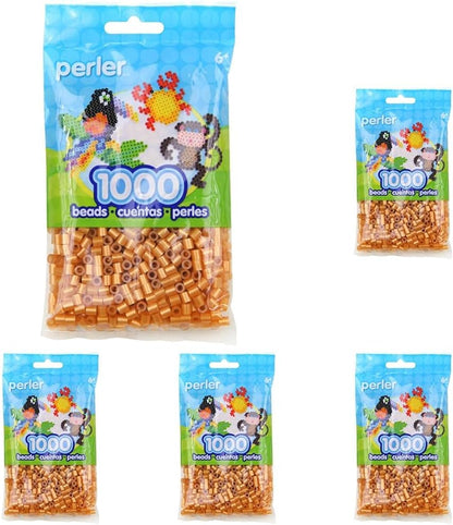 Perler Beads Fuse Beads for Crafts, 1000pcs, Yellow