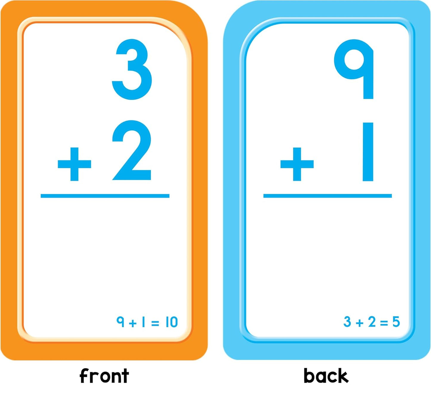 School Zone Addition 0-12 Flash Cards: 56 Cards, 1st Grade, 2nd Grade, Numbers 0-12, Elementary Math, Problem Solving, Addition Problems, Counting, Ages 6+, Packaging May Vary
