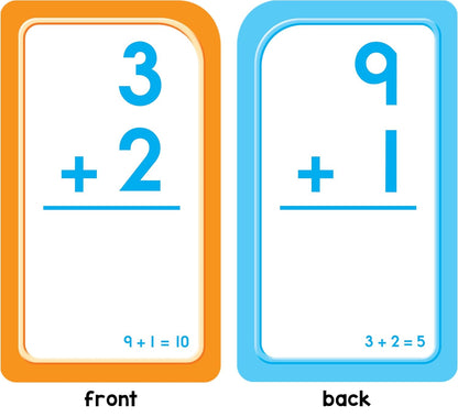 School Zone Addition 0-12 Flash Cards: 56 Cards, 1st Grade, 2nd Grade, Numbers 0-12, Elementary Math, Problem Solving, Addition Problems, Counting, Ages 6+, Packaging May Vary