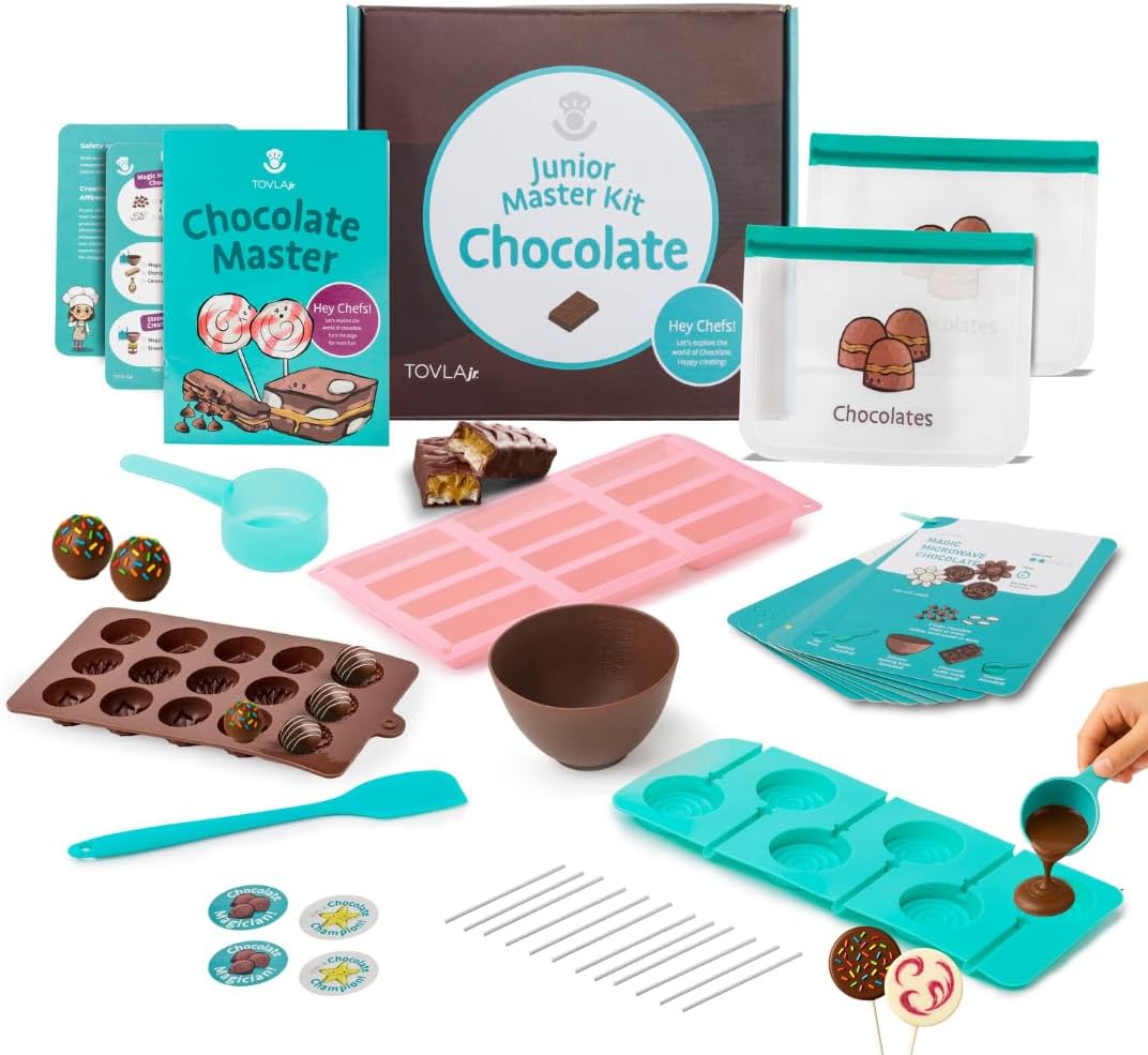 Tovla Jr. My First Food Science Kit – Edible Slime + Fun Experiments – STEM Montessori-Inspired Activity Set for Ages 5-8