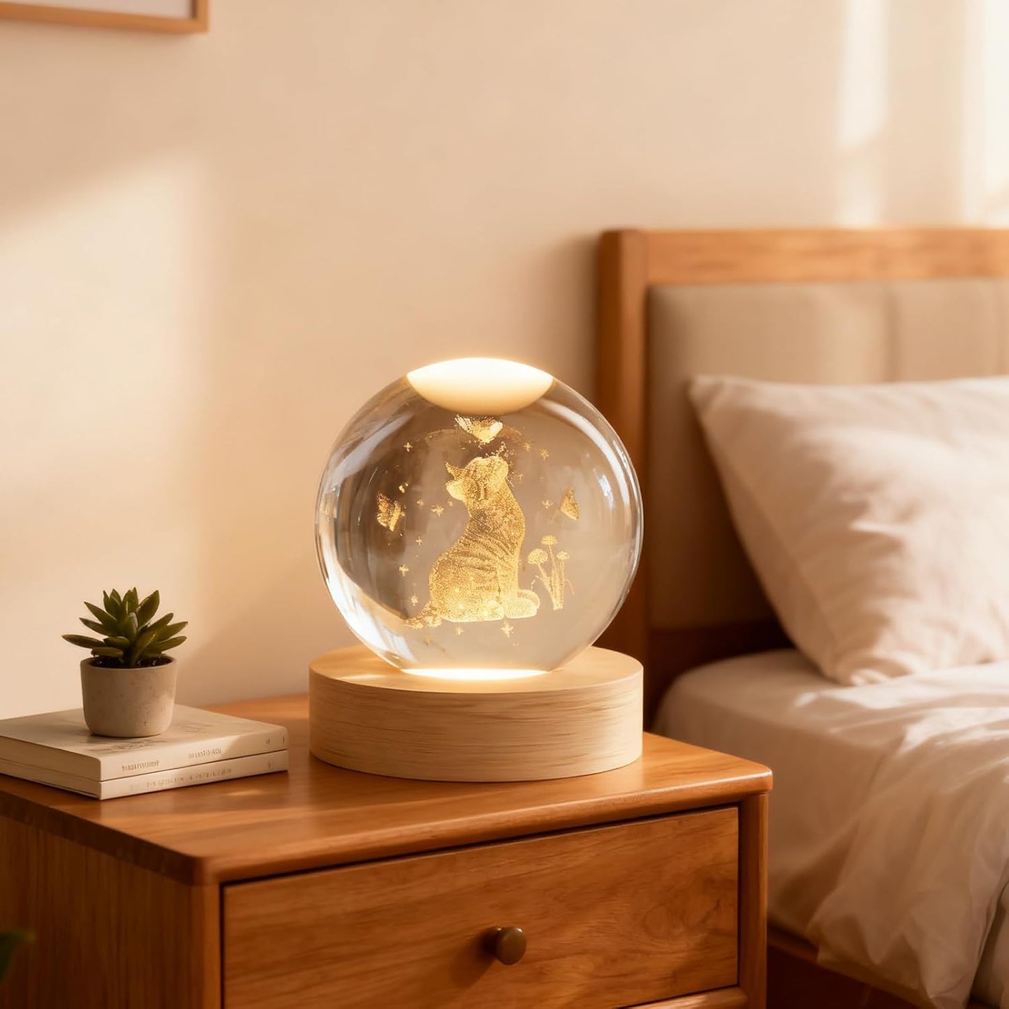 3D Solar System Crystal Ball, 2.4in Universe Gifts Decorative Quartz Glass Ball, Space Laser Engraved Model Astronomy Decor, Physics Display Sculpture Home Decor Crafts for Friends Mom Women Boys