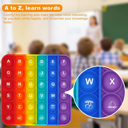 12x12 Multiplication Chart Pop Toy Board, Math Games for Kids, Educational Math Manipulatives, Classroom Learning Supplies, Stress Relief Fidget Toy for Kids & Adults with Anxiety