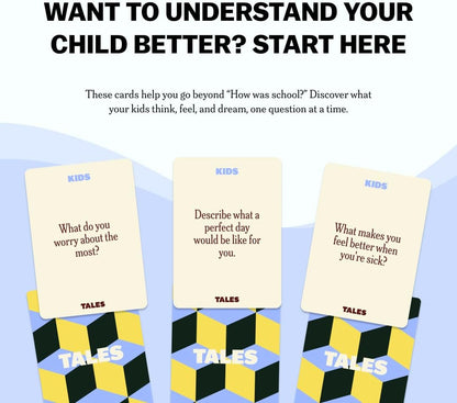 TALES 150 Conversation Cards, Friends Edition, Fun Friend Games for Adults, Teens, Kids, Perfect for Parties, Game Nights, Gifts & Gatherings, Conversations with Friends, Meaningful Connections