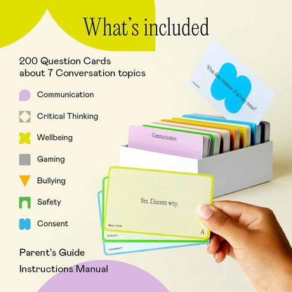 The Kit – A Parenting Resource to Build Trust, Online Safety & Confidence | Includes 200 Conversation Cards