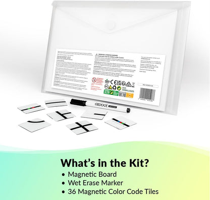 Ozobot Color Code Magnets Speed Kit, Interactive Coding Learning Tool for Kids Ages 3+, Enhances Logic & Problem Solving Skills, 18 Tiles, Evo & Color Codes Magnets Base Kit Required Not Included