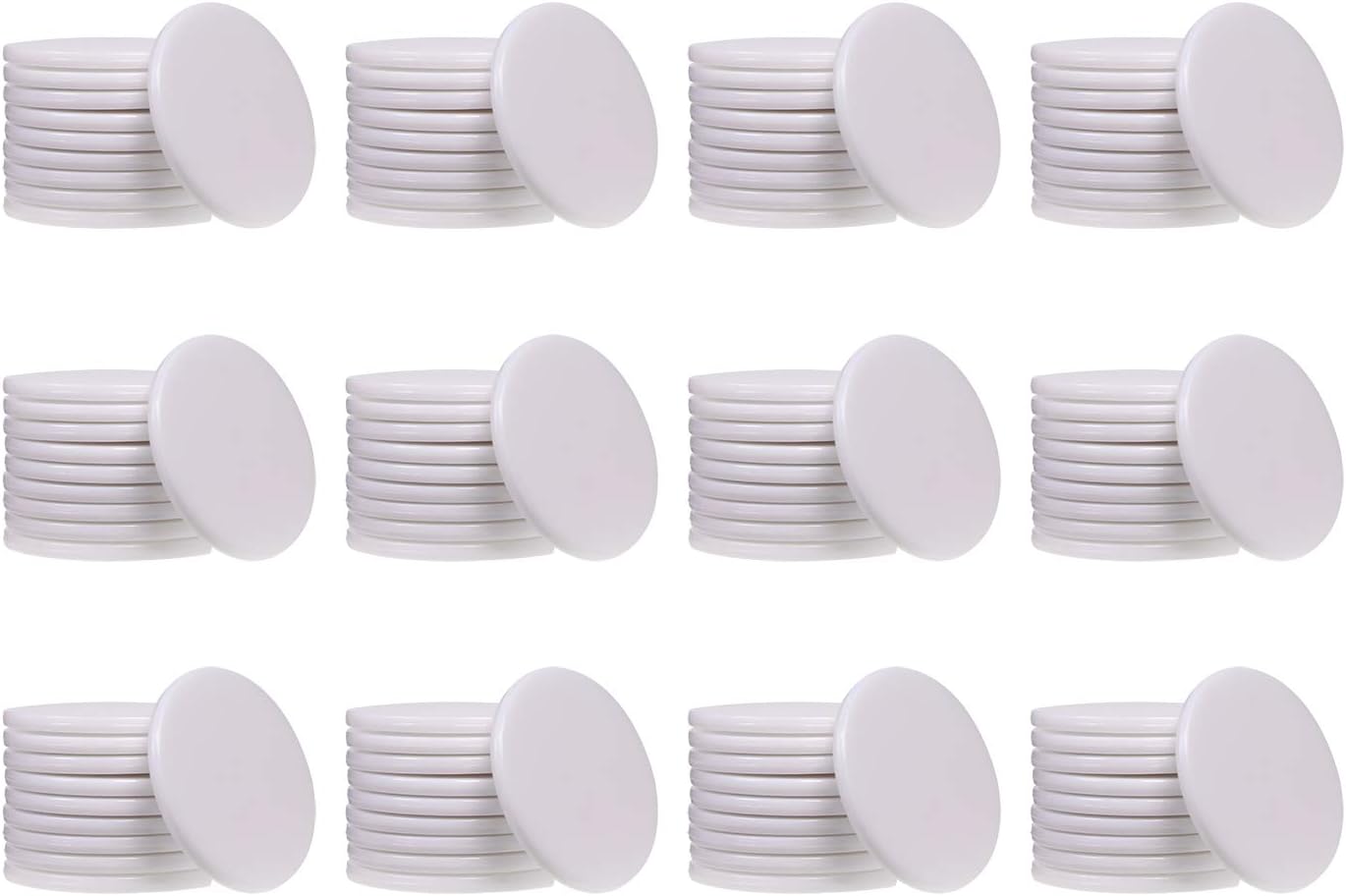 Shapenty 25mm/1 Inch Small Plastic Learning Counters Disks Chip Counting Discs Markers for Math Practice and Poker Chips Game Tokens with Storage Box,120PCS (Yellow)
