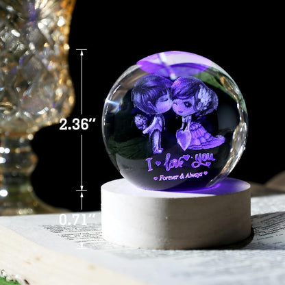 3D Solar System Crystal Ball Space Lover Model Themed Gifts 3D Planets Glass Ball 60mm Decorative Sphere Decor Astronomy Birthday Gift