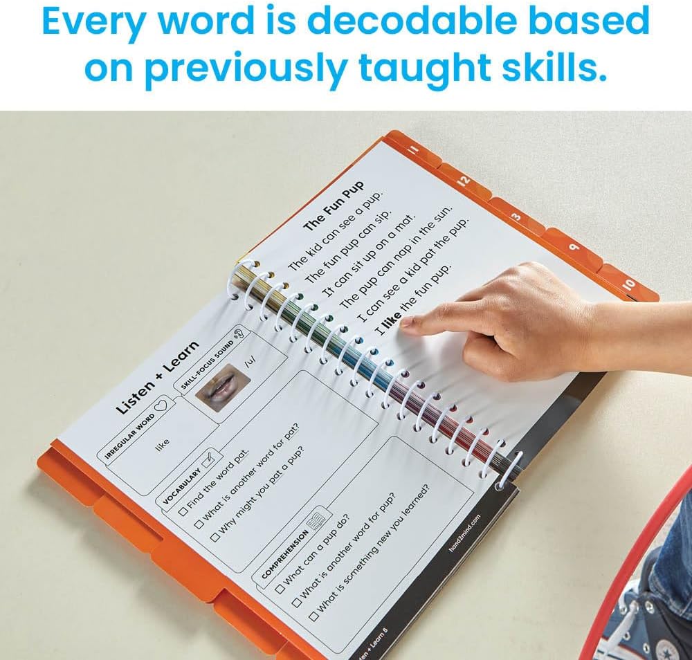 hand2mind Guided Phonics + Beyond Decodable Books Unit 2, CVC Books for Beginning Readers, Science of Reading Classroom Materials, Learn to Read Leveled Readers, Preschool Curriculum for Teachers