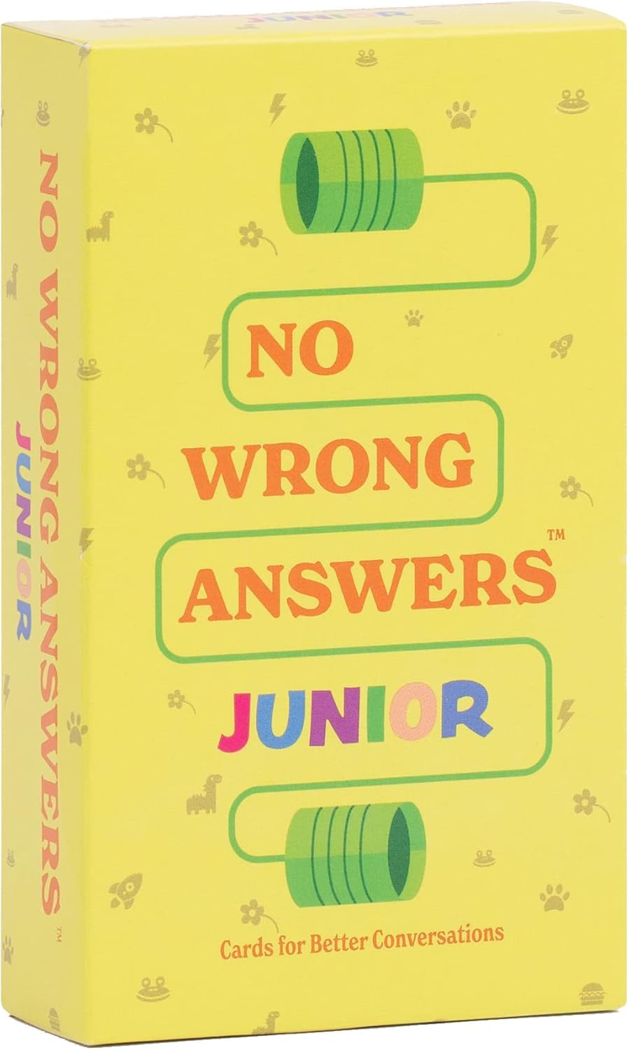 No Wrong Answers Junior - Hilarious Children's Card Game, Conversation Starter - Fun Activity for Family, Parties, Travel, Birthdays, Classroom, Camping, Team Building - Great Gift for Kids