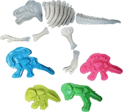 Unleash Creativity with 6 Unique Dino Molds Dough Toys Dough Accessories Set.Ideal as a Gift for Kids Aged 3-4-8 Years