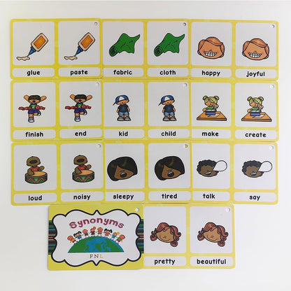 Lilias Irregular Past Tense Verbs English Grammar Double-Side Learning Flash Cards - 24 Card Set for Homeschool, Preschool, Primary School, ESL, Autism, Vocabulary Building