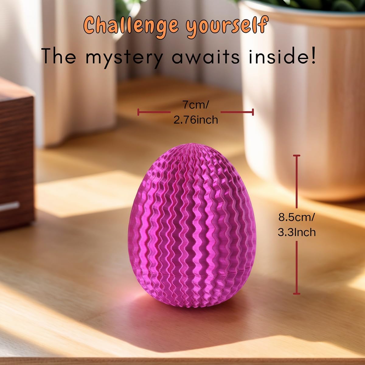 2026 Creative Gift Box: Easter Egg Mystery Puzzle with Hidden Compartment, Reusable Brain Teaser Game for Adults & Kids, Money Gift Ideas for Birthday Christmas Party Celebration