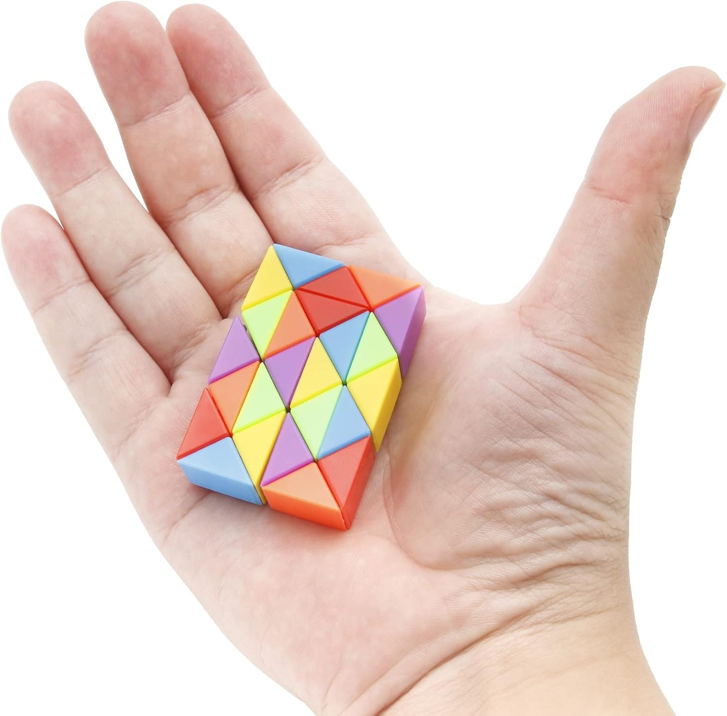Ganowo 30 Pack Mini Snake Cube Fidget Toys Goodie Bag Stuffers for Kids, Treasure Box Toys for Classroom, Twist Puzzle for Party Favors, Birthday, Back to School Gifts, Stocking Stuffers for Kids