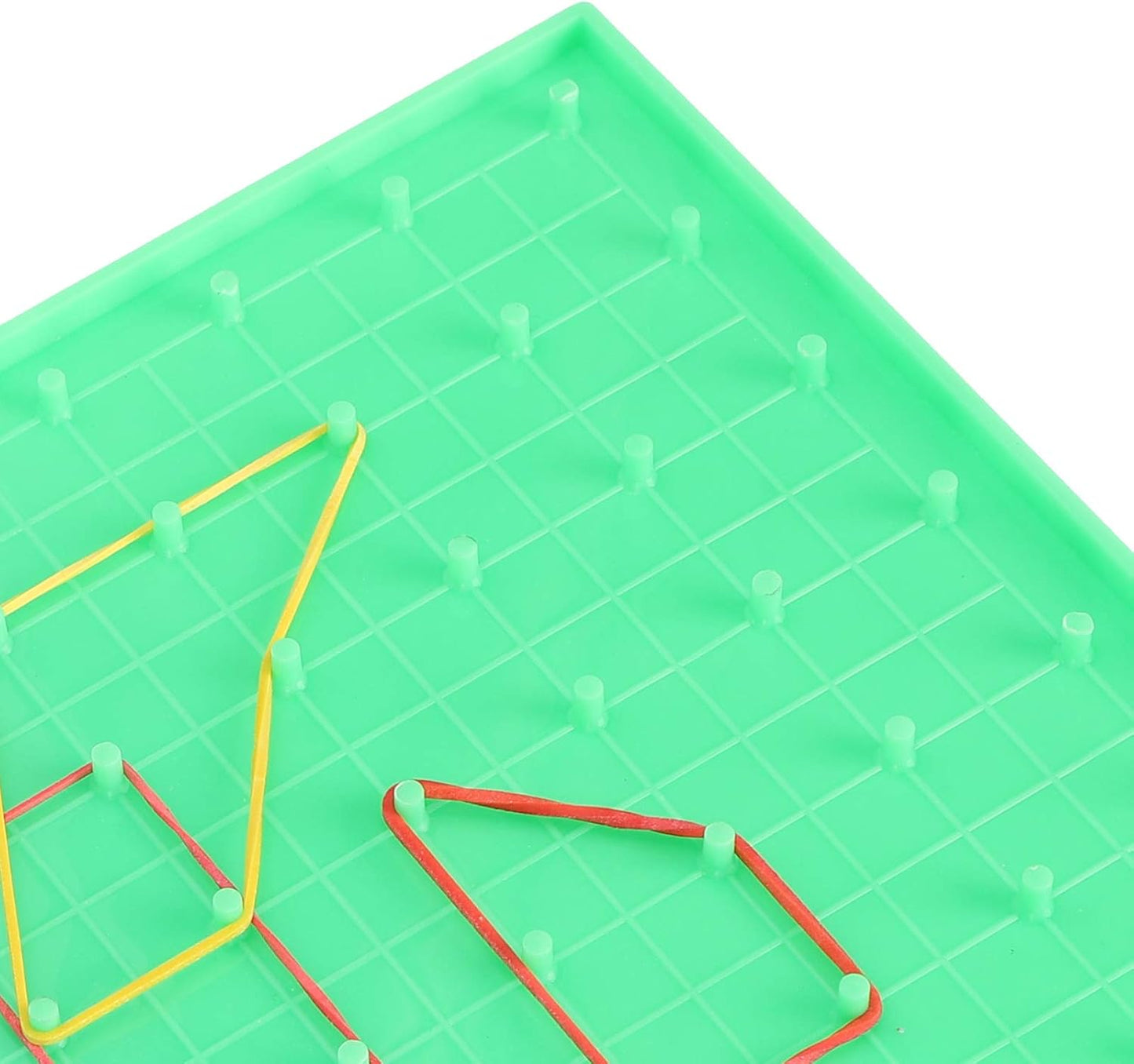 Tnfeeon Geoboard Array Block Double Sided Math Manipulative for Young Learners Enhances Fine Motor Skills Creativity Through Geometric Puzzles Transforms Abstract Concepts Into Tangible