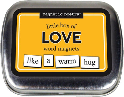 Magnetic Poetry - Little Box of Happiness Kit - Words for Refrigerator - Write Poems and Letters on The Fridge - Made in The USA