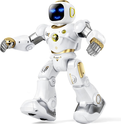 Ruko 1088 Large Robot Toys for Boys, STEM Programmable Remote Control Robot, Electronics Educational Birthday for Kids 4 5 6 7 8 Year Old, Green