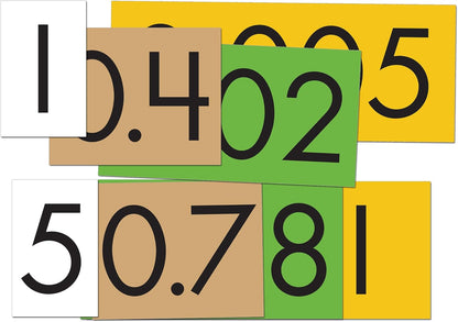 Teacher Created Resources Sensational Math™ Place Value Cards: 4-Value Decimals to Whole Numbers