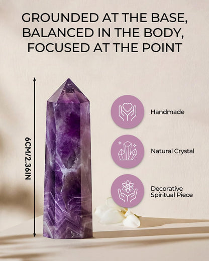 Crystals and Healing Stones, 9 Pcs Healing Crystals Set, 7 Chakra Crystal Stones Set Real Natural Selenite Pyramid Reiki Raw Rock Energy Protection Meditation with Wooden Box, Crystal Gifts for Women