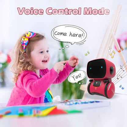 KaeKid Robots for Kids, Interactive Smart Robotic with Touch Sensor, Voice Control, Speech Recognition, Singing, Dancing, Repeating and Recording, Robot Toy for 3 4 5 6 7 8 Year Old Boys Girls