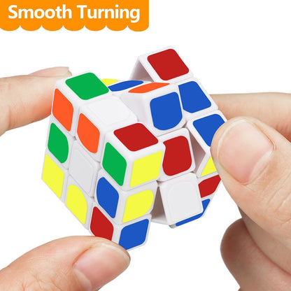Mini Cube Puzzle Party Favors for Kids: 28 Pack 1.18in 3x3 Magic Cube School Rewards & Classroom Prize for Students - Birthday Valentines Easter Stress Relief Toys Goody Bag Filler Gifts