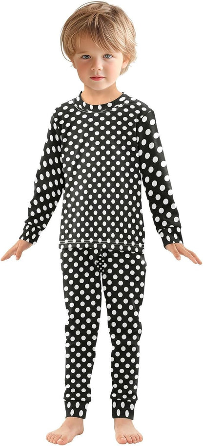 ALAZA Shark Starfish Palm Tree 2 Piece Pajama Set Long Sleeve Top and Pants Sleepwear Unisex - Colors A
