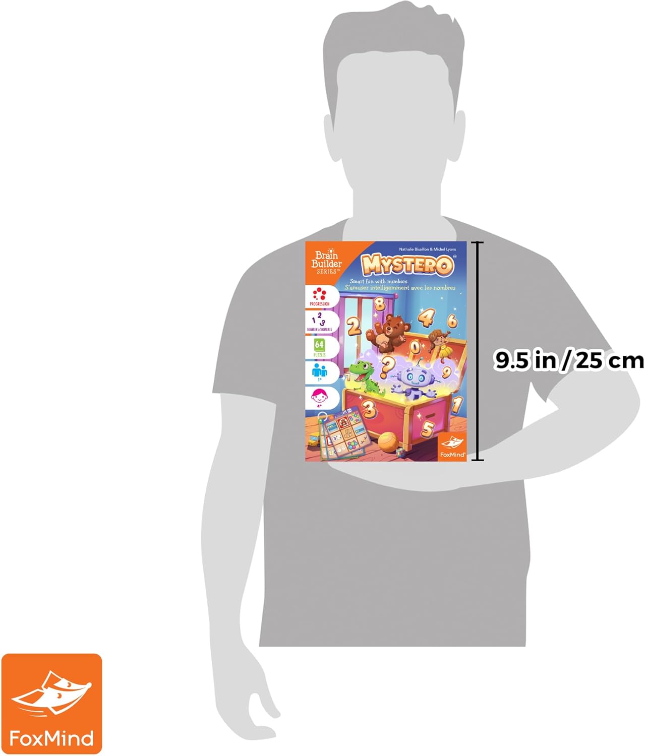 FoxMind Games: Smart Cookies Logic Puzzle Game, Deduction Game for Kids Ages 6+ and Brain Teaser Lovers, STEM Learning Toy from Brain Builder Series, Develops Problem-Solving Skills, 1+ Players