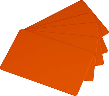 Pack of 100 Premium Yellow Gold CR80 PVC Cards | 30 mil by easyIDea