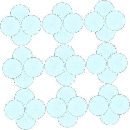 BESPORTBLE Transparent Bingo Chips Math Counting Discs for Game Night Educational Activities and Sorting for