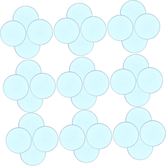 BESPORTBLE Transparent Bingo Chips Math Counting Discs for Game Night Educational Activities and Sorting for