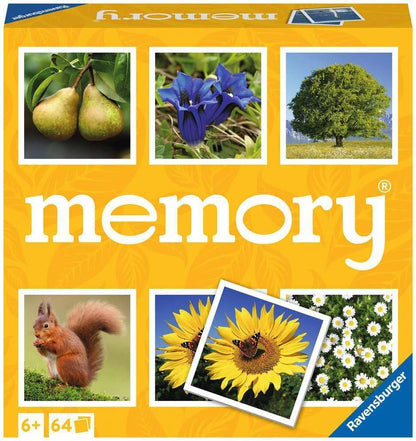 Ravensburger Nature Memory Game - Matching Picture Snap Pairs for Kids Age 6 Years Up
