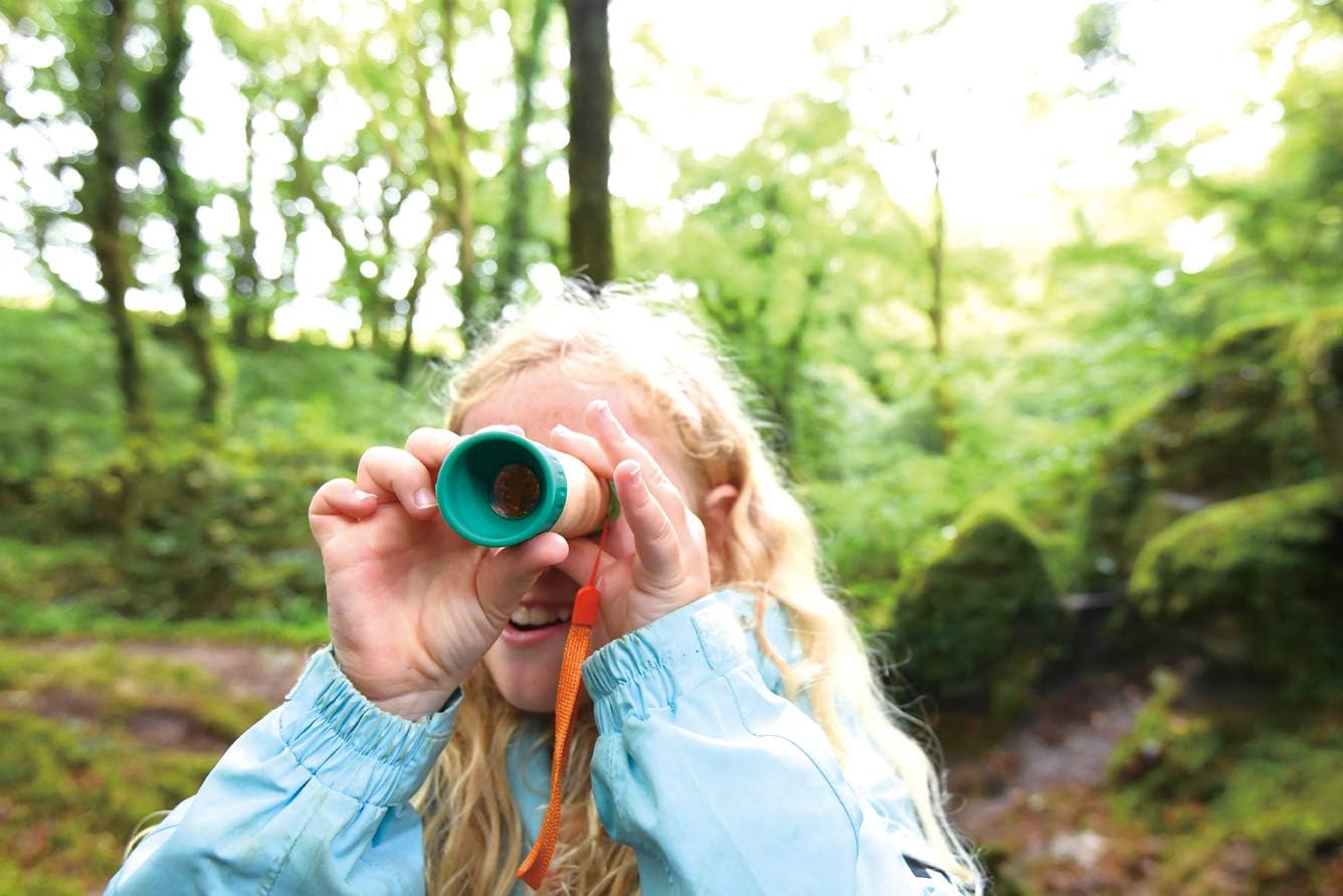 Hape Adjustable Telescope| Bamboo Spy Gear for Kids with 8X Magnification