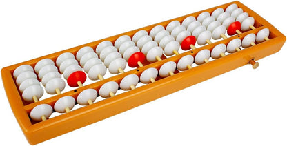 Larcele Bead Arithmetic Counting Abacus with Reset Button,13 Column SP-02 (Black 2)