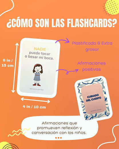 Taking Care of Me Affirmation Cards for Kids (Spanish Version) - 42 Illustrated Flashcards to Teach Body Safety, Self-Esteem – Social Emotional Learning, Daily Affirmations for Kids (Ages 3+)