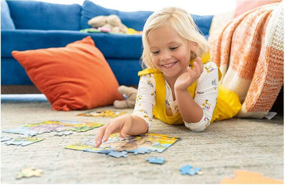 Ravensburger Peppa Pig: London Bus 24 Piece Giant Shaped Floor Jigsaw Puzzle for Kids - Screen-Free Activity Boosts Concentration and Focus