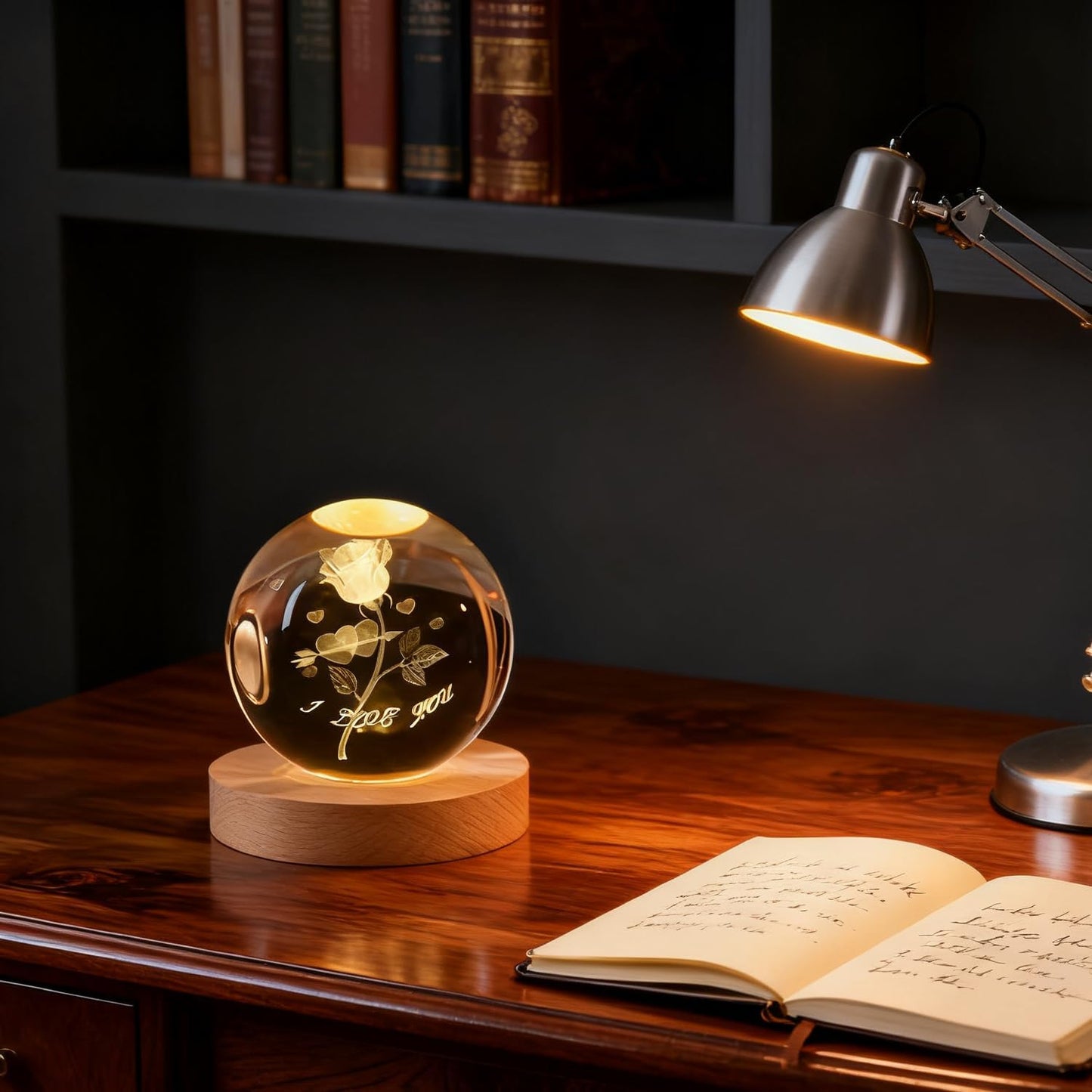 3D Solar System Crystal Ball, 2.4in Universe Gifts Decorative Quartz Glass Ball, Space Laser Engraved Model Astronomy Decor, Physics Display Sculpture Home Decor Crafts for Friends Mom Women Boys