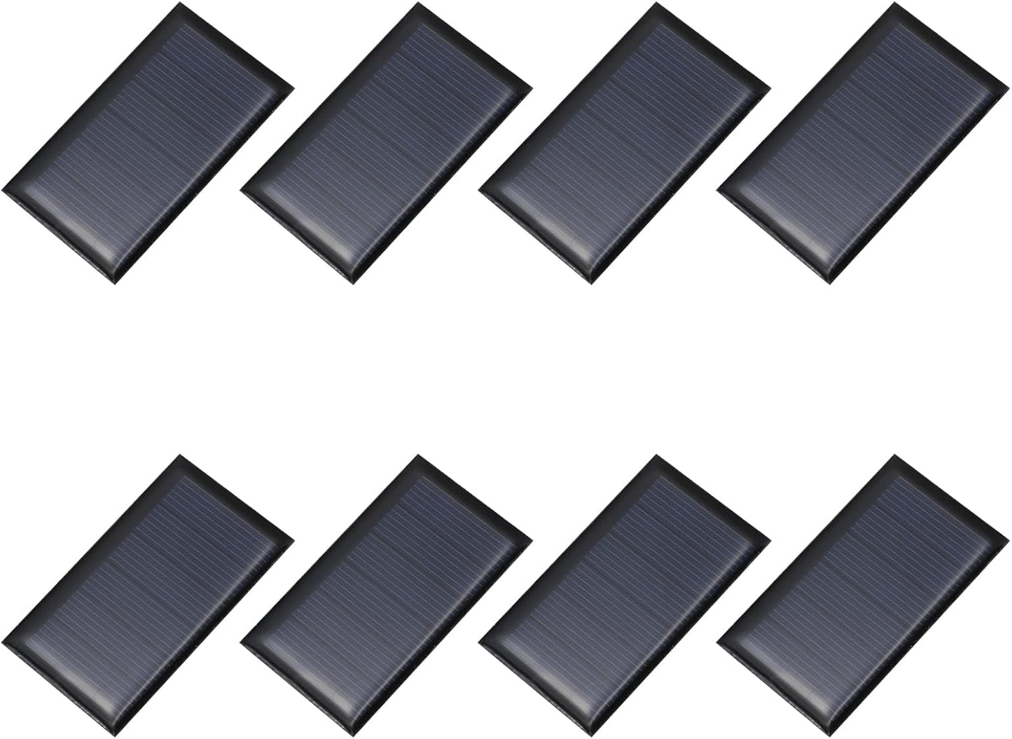 MECCANIXITY 8PCS 1.5V 0.09W 0.06A Mini Solar Panels for Solar Power, Small Solar Photovoltaic Cells Charge DIY Electric Toy Materials Solar System Kits, 1.18" x 1.18"